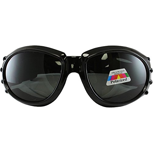 Birdz Eyewear Eagle Motorcycle Goggles (Black Frame/Polarised Smoke Lens) - Thumbnail 2