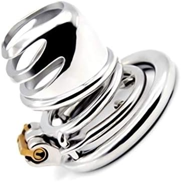 Bondage Masters Medical Grade Stainless Steel Male Chastity Device, 50 mm, Silver