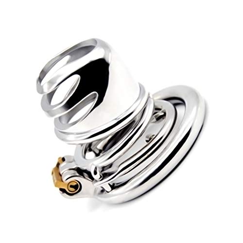 Bondage Masters Medical Grade Stainless Steel Male Chastity Device, 50 mm