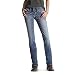 Ariat Women's R.E.A.L. Mid Rise Straightcut Jean, Rainstorm, 30 Regular