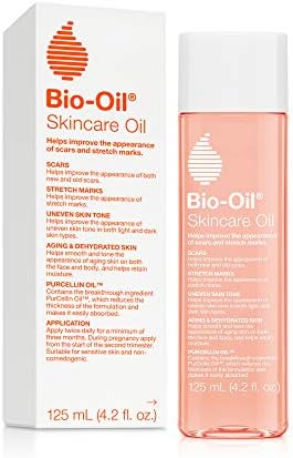 Bio-Oil Skincare Oil, Body Oil for Scars and Stretchmarks, Serum Hydrates Skin, Non-Greasy, Dermatologist Recommended, Non-Comedogenic, 4.2 Ounce, For All Skin Types, with Vitamin A, E