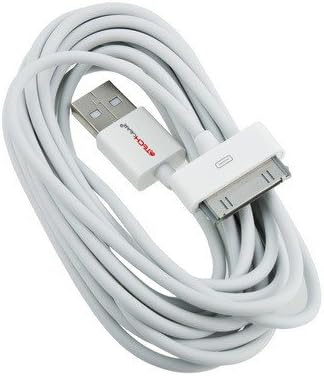 TECHGEAR EXTRA LONG 3 Meter / 10 Feet USB Data Sync & Charging Cable Lead Compatible for Apple iPad iPad 2 & iPad 3 (White) - Image 3