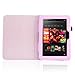 ACdream Kindle Fire HD 7 (2012 Version) Case, Amazon Kindle Fire HD7 (2012 Previous Model) Case - PU Leather Cover Case for Kindle Fire HD 7(2012 Version) with Auto Sleep Wake Function, Pink