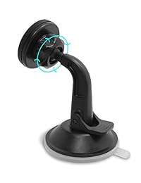 TechMatte Car Phone Mount Magnetic-Dashboard Mounted Car Phone Holder-Universal Smartphone Compatibility with Strong Magnetic Technology (Black)