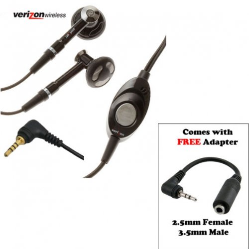 Verizon Brand OEM Stereo Handsfree Headset Premium Wired Earphones