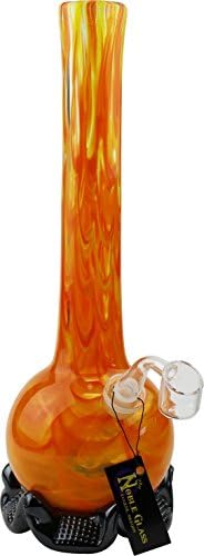 12.25" Tall Orange Haze w/Banger by Noble Eugene Oregon