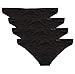WINDAY Men Briefs Breathable Ice Silk Triangle Bikinis and Briefs D318 XXL 4-Pack Black