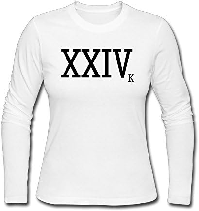 Women XXIVk 24k Magic Bruno Mars Tshirt Long Sleeve