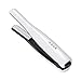 Gospire Mini Portable Hair Straightener & Curling Iron 2 in 1 Professional Cordless straighteners with Ceramic Plates USB Port Charging Dual Voltage Travel Iron For Short Thin Hair White