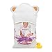 Baby Towel - Animal Hooded Towel - Unisex Hood for Boy & Girl - 100% Organic Soft Bamboo - Shower Gift Wrap Pack Set for Bath - 500 GSM Extremely Absorbent - for Newborn, Infant, Toddler & Kid