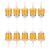 ZOEON 10 stuks benzinefilters voor auto, motorfiets, scooter, 6 mm / 8 mm brandstoffilters