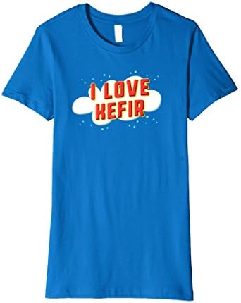 Womens I love kefir shirt XL Royal Blue