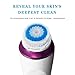 4 Pack Deep Pore Facial Cleansing Replacement Brush Heads for Mia 1, Mia2, Mia3 (Aria), SMART Profile, Alpha Fit, Pro, Plus and Radiance