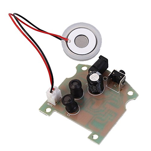 Icstation 20mm Ultrasonic Mist Maker Fogger Ceramic Discs with Power Driver Board for Desktop Mini Humidifier Replacement Parts