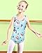 BAOHULU Gymnastics Leotards for Toddler Girls Shiny Lace Spliced Dance Outfit Athletic Apparel
