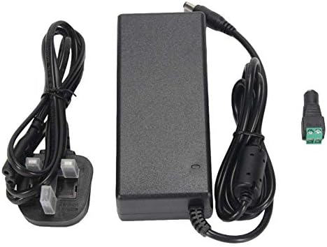 Signcomplex LED Driver 12V 3A Power Supply, AC 90-240V to DC 12V Adapter Switching Transformers for LED Strip Adapter 36 Watt Max, CE/TUV/GS Certification (UK Plug)