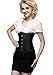 SHAPERX Women's Waist Training Corsets Underbust Heavy Duty 26 Steel Boned Hourglass Silhouette Body Shaper, SZ1908-Black-5XL