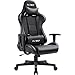 Furmax Gaming Office Chair Ergonomic High-Back Racing Style Adjustable Height Executive Computer Chair,PU Leather Swivel Desk Chair (Black)