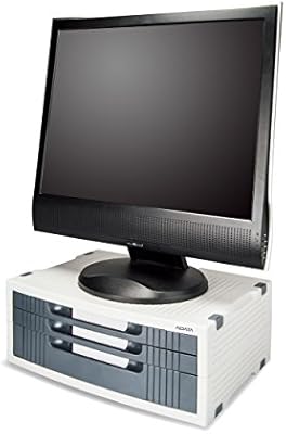 Aidata Monitor Stand With Drawer Monitor Stand Riser With Desk