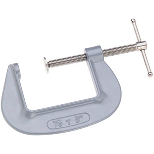 Grizzly H0483 Aluminum C-Clamps, Set of 6, 3-Inch Opening
