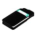 Slim Leather Wallet Case for iPhone 5 & 5S in Black - Holds up to 8 Cards