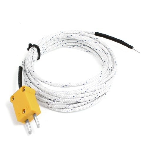 Uxcell a13042200ux0064 3 Meters 9.8ft K Type Thermocouple Sensor Probe -30 to 400C