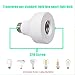 WiFi Light Bulb Socket E26, Smart Led Bulb Adapter Wireless Lamp Holder Works with Alexa and Google Assistant, No Hub Required, App Control from Anywhere by Cotify