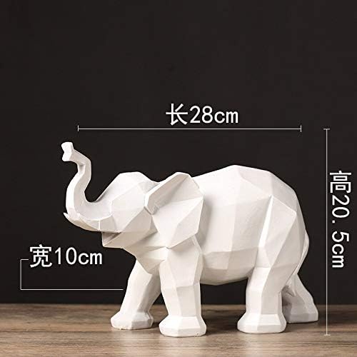 WJNKGHG Nordic Abstracte Origami Geometrische Olifant Ornamenten Home Wijnkast Boekenkast Model Plank Rekken Zachte Decoratie Meubels