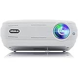 iRULU P5 HD Video Projector Support 1080P USB VGA HDMI AV 1280x768 Resolution for Multimedia Home Cinema Theater(white)