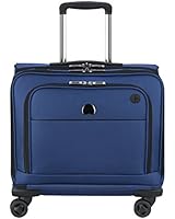 Delsey Luggage 4 Wheel Spinner Mobile Office-Exclusive Briefcase, Blue, One Size