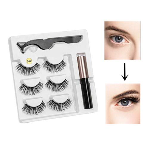 image for LAIHUI Magnetic Eyeliner and Lashes Magnetic Eyelashes Kit,5D Fake Lon