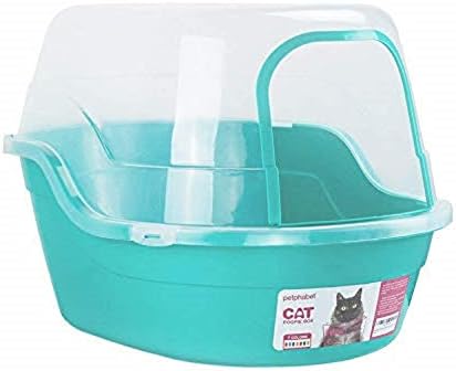 small covered litter box