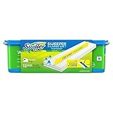 Swiffer Sweeper X Large Wet Mopping Cloths, Open Window Fresh, 12 Folded Sheets