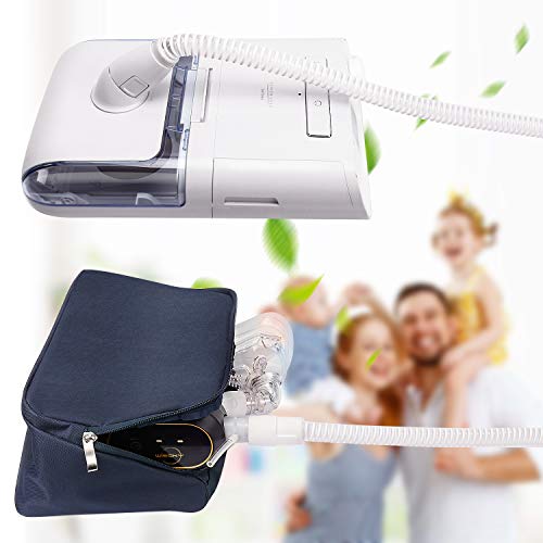 CPAP Cleaner and Sanitizer Bundle Includes Sanitizing Bag, Wiscky Portable and Rechargeable Mask Tube Cleaner Compatible Heated Hose Adapter, Air Mini Adapter - Thumbnail 2
