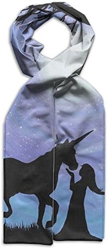 Winter Warm Soft Scarf Unicorn Fashion Long Neck Scarves Wrap Shawl For Kids Children