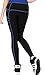 Neonysweets Womens Legging Sports Workout Tights Running Yoga Pants Black Blue M