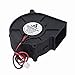 GDSTIME 75x75x30mm 75mm Dual Ball Bearing Computer 12V DC Brushless Turbo Blower Cooling Fan