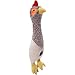 Charming Pet Headbangerz Chicken Plush Squeaky Light-Up Dog Toy