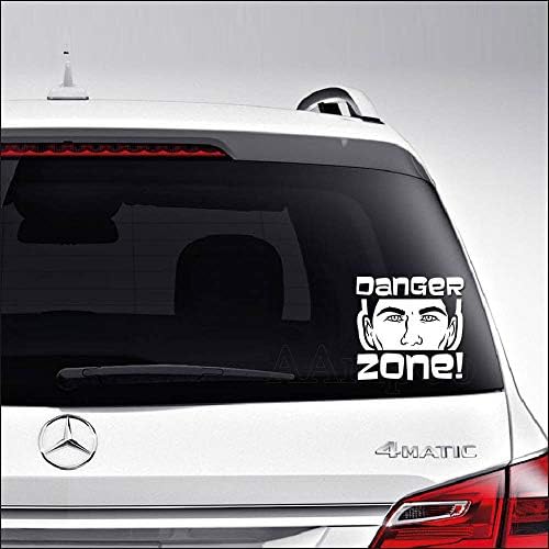 Aampco Decals Sterling Archer Danger Zone Spy Car Truck Motorcycle Windows Bumper Wall Decor Vinyl Decal Sticker Size- [6 inch/15 cm] Wide/Color- Matte Black