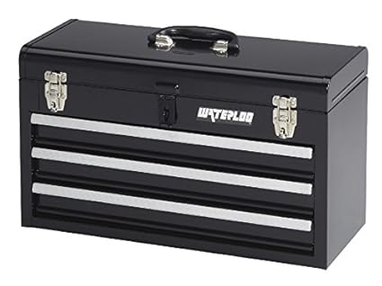 Waterloo Industries Portable Series 3 Drawer Metal Tool Chest