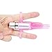 Vibrating Fingers Brush,Tracy's dog Mini Powerful Screaming Vibrator G-spot Stimulator Clitoris Stimulation Massager Sex Toy (Pink tongue )