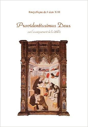 Amazon Fr Providentissimus Deus La Bible Est Infaillible Meme Dans Le Domaine Scientifique Leon Xiii Pape Livres