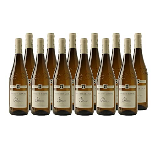 Roussette de Savoie Altesse Blanc 2019 - Philippe et Sylvain Ravier - Vin AOC Blanc de Savoie - Bugey - Lot de 12x75cl…
