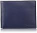Calvin Klein Men's RFID Blocking Leather Bifold Wallet, Navy, One Size