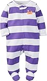 Carters Baby Girls Sleep & Play Crab Stripe
