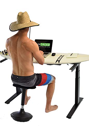 Uncaged-Ergonomics-wobble-sgabello-2-altezza-regolabile-in-altezza-Active-seduta-sedia-da-ufficio-ergonomico-in-piedi-da-tavolo-sgabello-girevole-nero-wsr-b