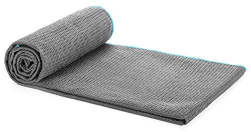 Zen Active Non Slip Yoga Towel - Eco Friendly, Custom NonSlip Hot Yoga Towel is Ultra Absorbent - Ideal for Hot Yoga - Extreme Durability, Backed By A Lifetime Guarantee - Love It Or It's Free!