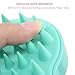 Nearbyme Hair Scalp Massager, Hair Shampoo Brush with Soft Silicone Brush (Green)