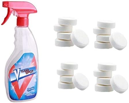 Lovelop Multi Functional Effervescent Spray Cleaner Set with 1 Spray Bottle - All Purpose Home Cleaning Effervescent Spray Cleaner (20pcs with Bottle)