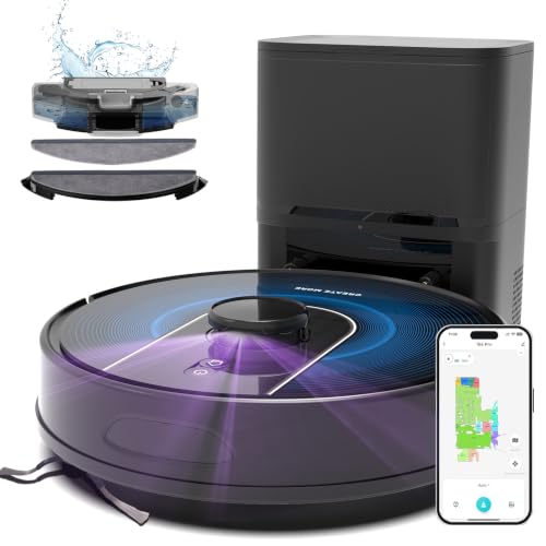 Bagotte Robot Vacuum Mop Combo 6000pa LiDAR